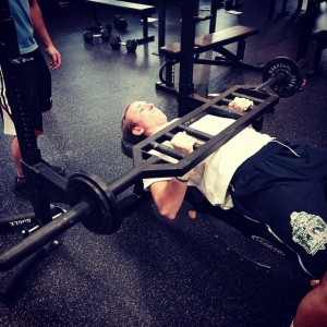 High School Sports Performance Training Bench