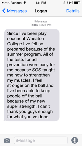 Sports Performance Testimonial 4