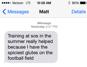 Sports Performance Testimonial 5