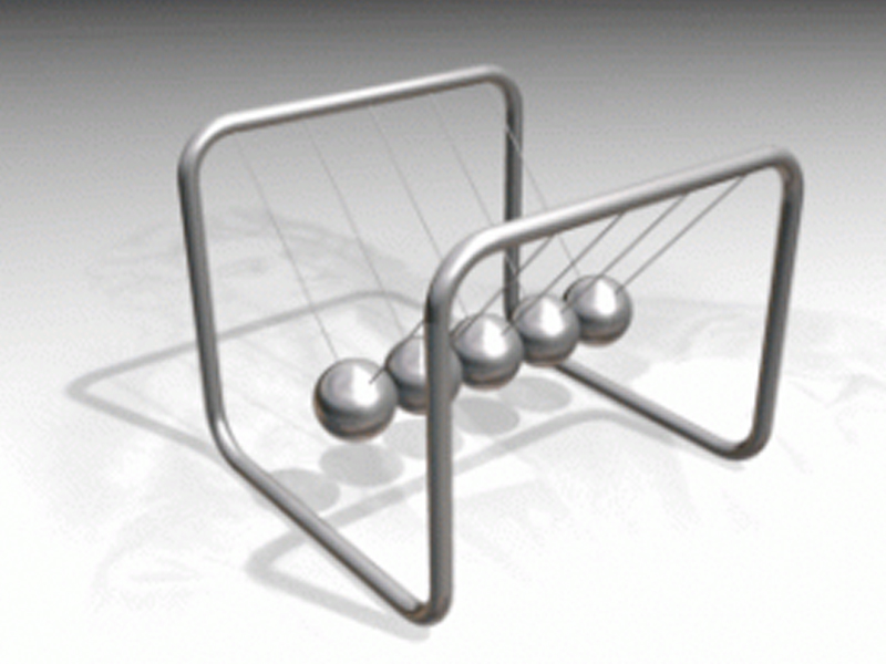 Newtons Cradle and the Kettlebell Swing