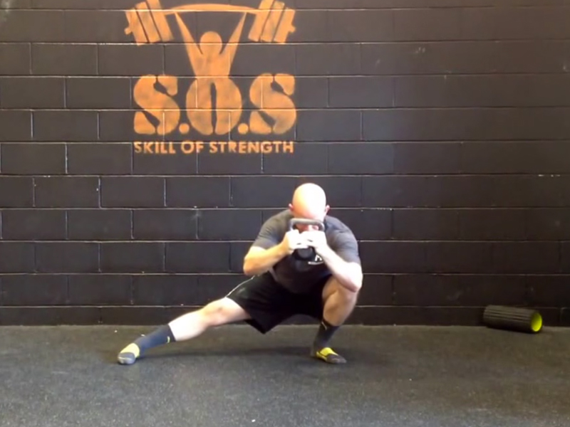 Lateral Squat with Counterbalance