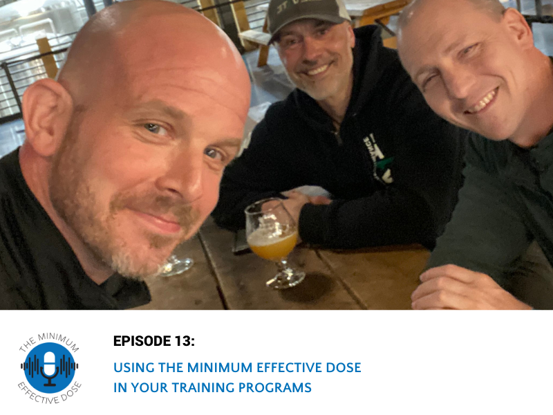 Using the Minimum Effective Dose In Training Programs – Episode 13