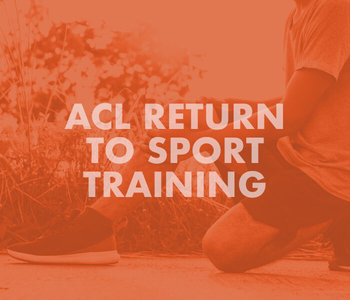 ACL Return to Sport Training