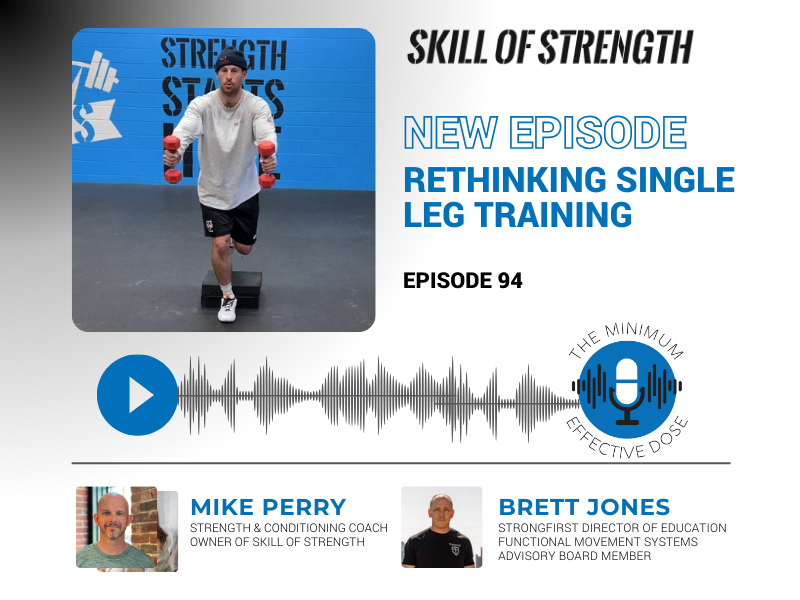 Rethinking Single Leg Training